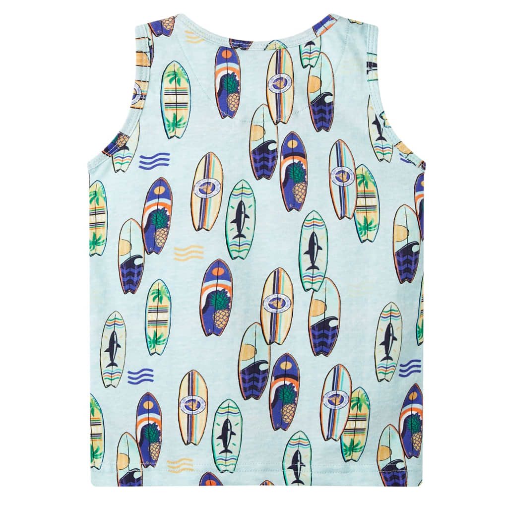 VidaXL Haut enfant 140 mixte bleu doux
