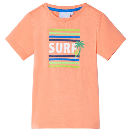 VidaXL Chemise enfant 128 orange fluo