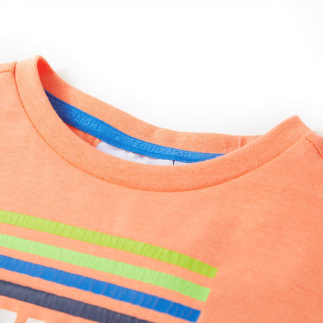 VidaXL Chemise enfant 140 orange fluo