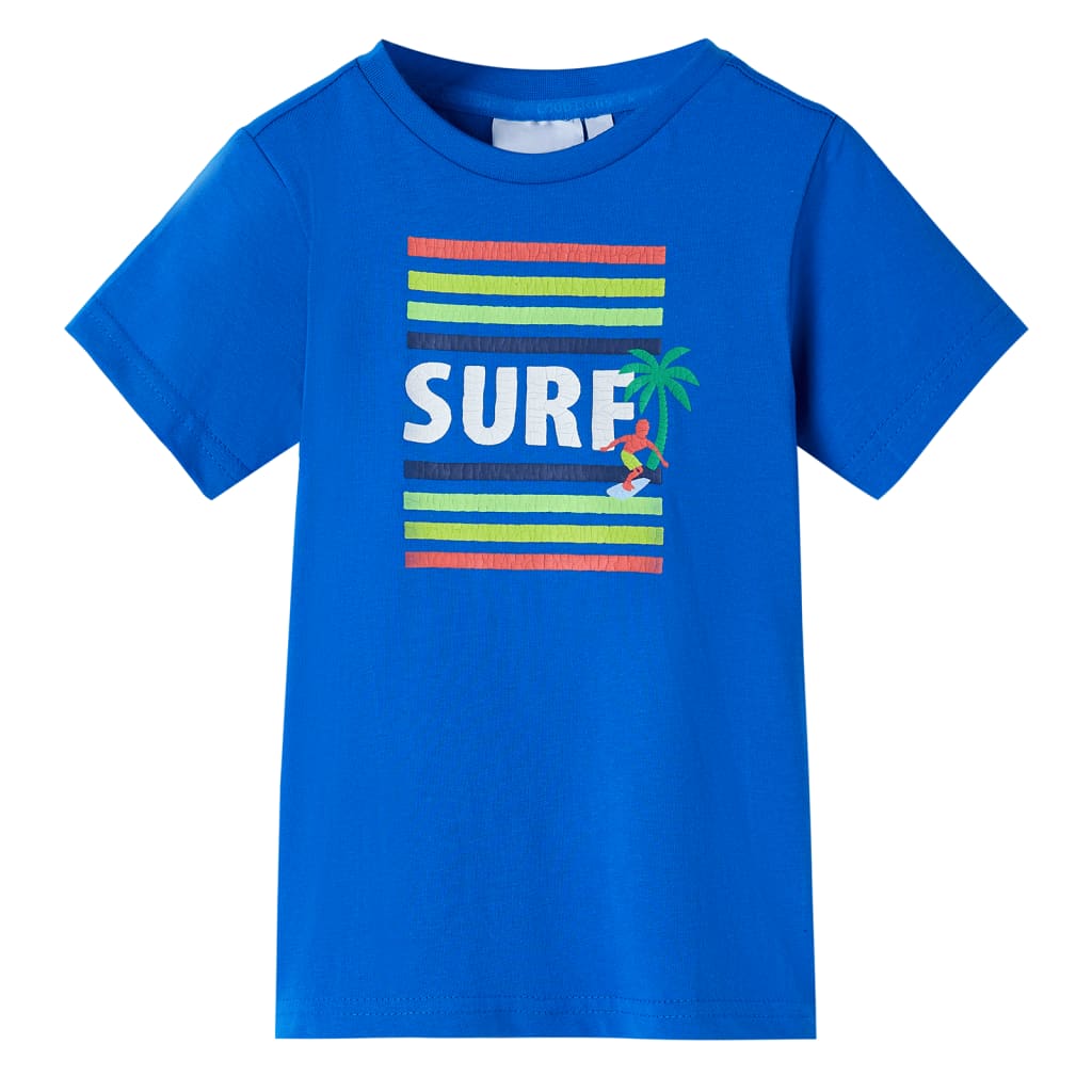 VidaXL Chemise enfant 92 bleu vif