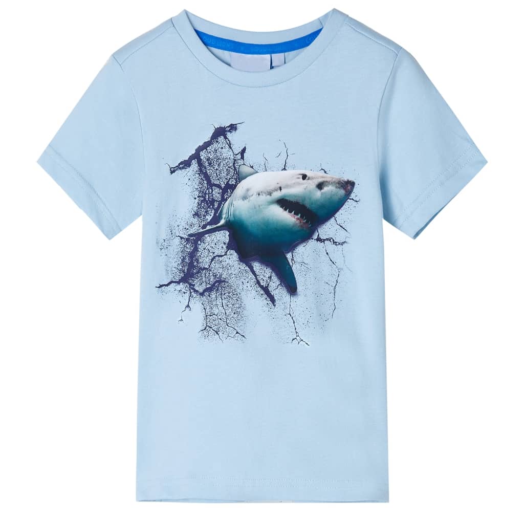VidaXL Chemise enfant 104 bleu clair