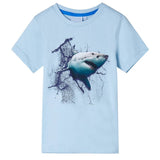 VidaXL Chemise enfant 104 bleu clair