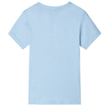 VidaXL Chemise enfant 140 bleu clair
