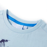 VidaXL Chemise enfant 140 bleu clair