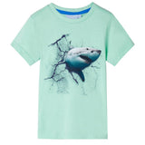VidaXL Chemise enfant 116 vert clair
