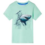 VidaXL Chemise enfant 128 vert clair