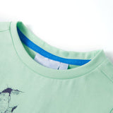 VidaXL Chemise enfant 128 vert clair