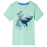 VidaXL Chemise enfant 140 vert clair