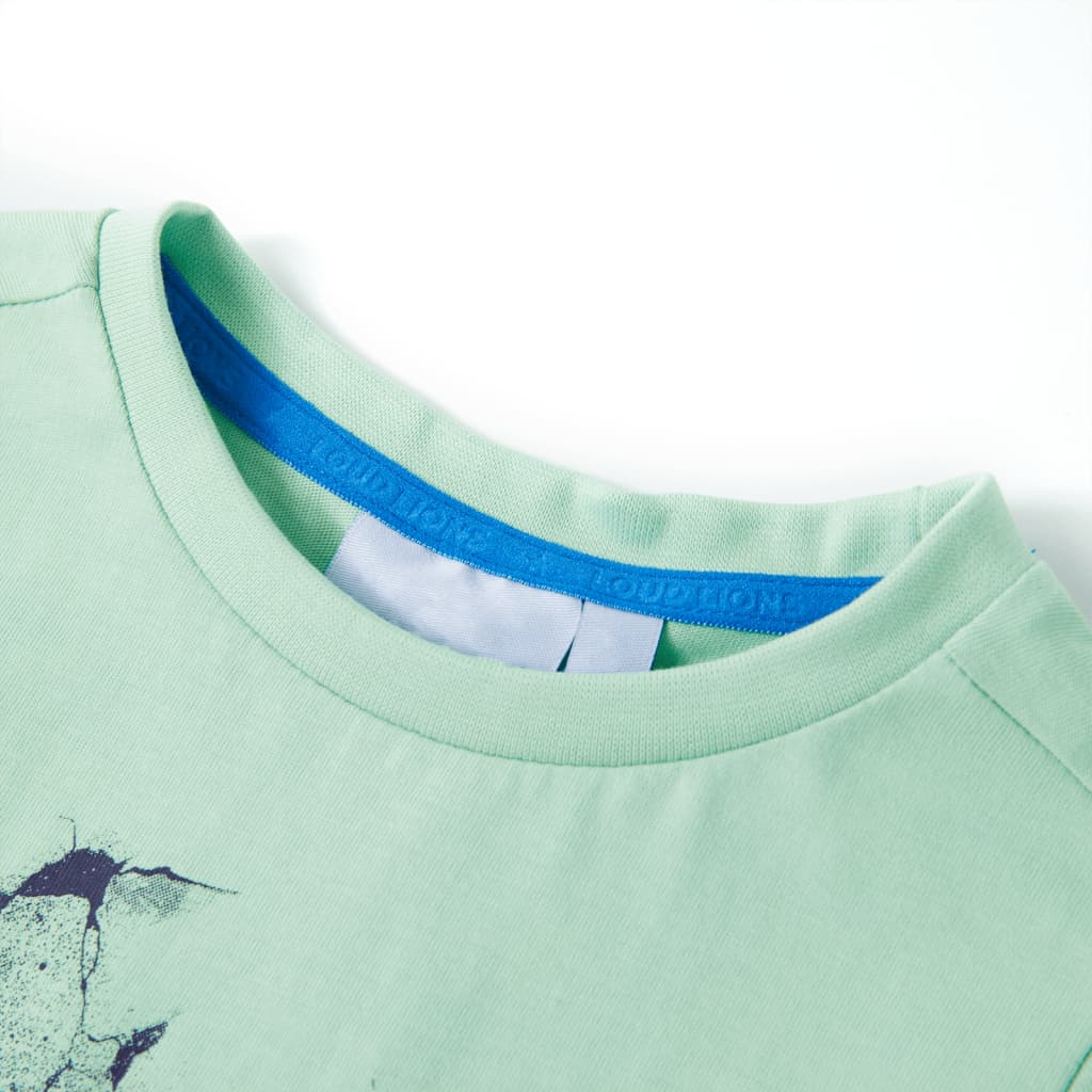 VidaXL Chemise enfant 140 vert clair
