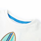 VidaXL Chemise enfant à manches courtes 104 écru