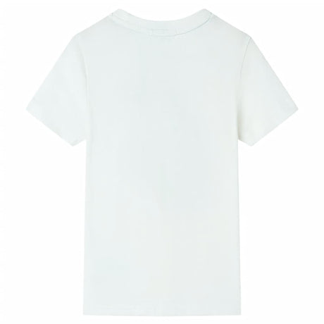 VidaXL Chemise enfant manches courtes 140 écru