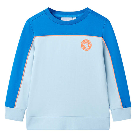 VidaXL Pull enfant 104 bleu vif et bleu clair