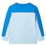 VidaXL Pull enfant 140 bleu vif et bleu clair