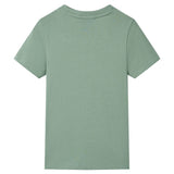 VidaXL Chemise enfant à manches courtes 92 kaki