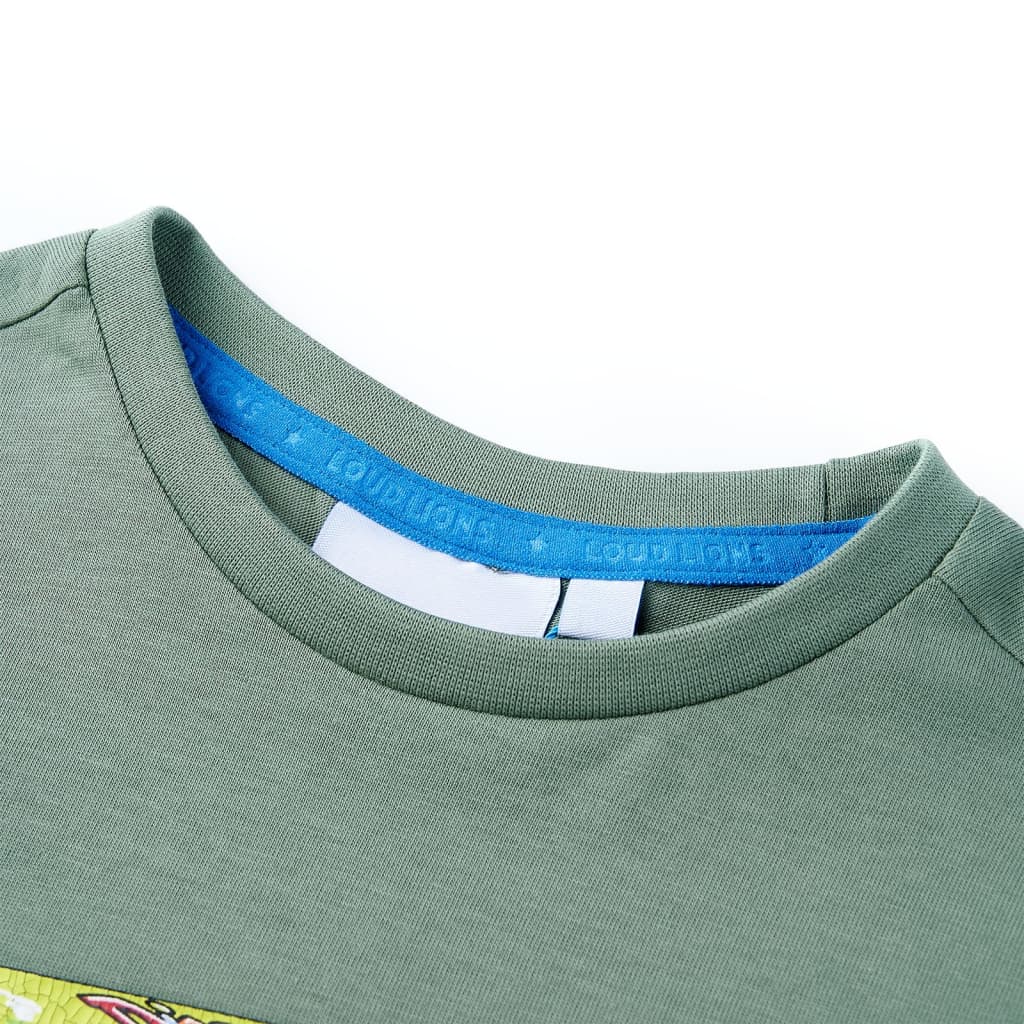 VidaXL Chemise enfant à manches courtes 92 kaki