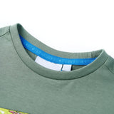 VidaXL Chemise enfant à manches courtes 92 kaki