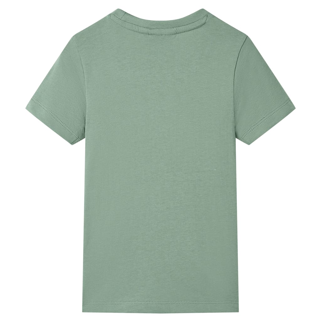 VidaXL Chemise enfant à manches courtes 104 kaki