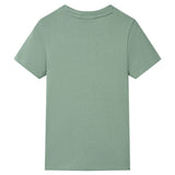 VidaXL Chemise enfant à manches courtes 104 kaki
