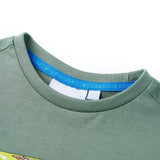 VidaXL Chemise enfant à manches courtes 104 kaki