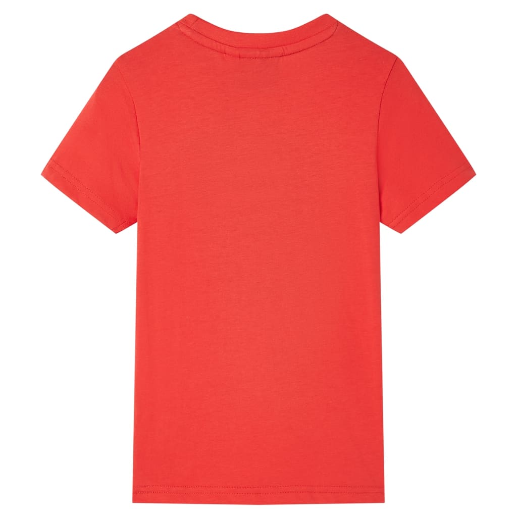 VidaXL Chemise enfant à manches courtes 92 rouge
