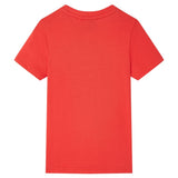 VidaXL Chemise enfant à manches courtes 92 rouge