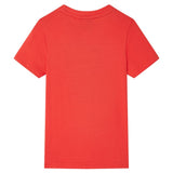 VidaXL Chemise enfant à manches courtes 104 rouge