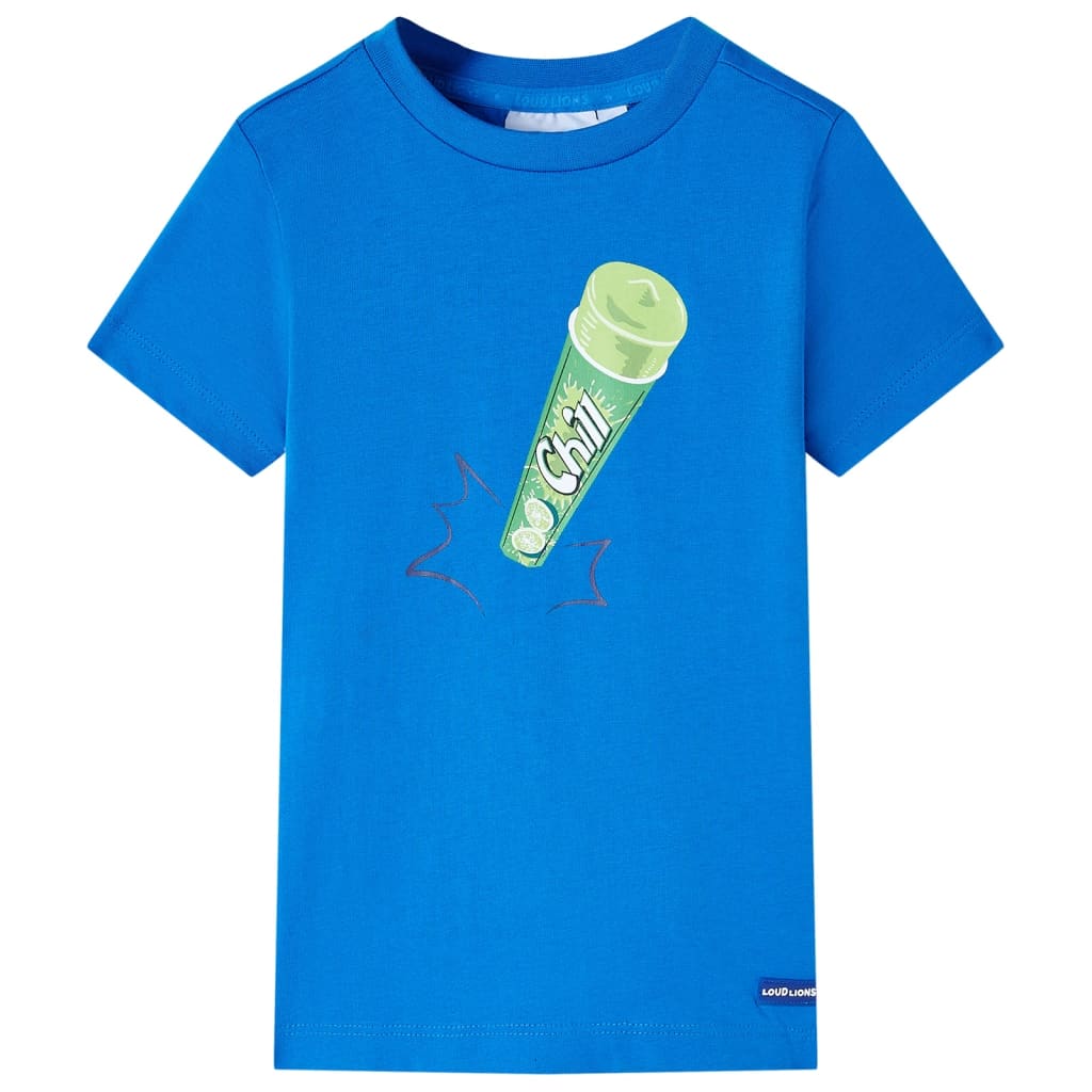 VidaXL Chemise enfant 92 bleu vif