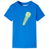 VidaXL Chemise enfant 92 bleu vif