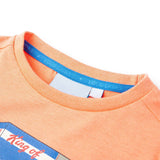 VidaXL Chemise enfant à manches courtes 116 orange fluo