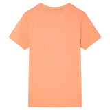VidaXL Chemise enfant à manches courtes 128 orange fluo