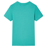 VidaXL Chemise enfant à manches courtes 104 menthe foncée