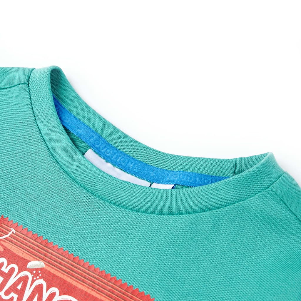 VidaXL Chemise enfant à manches courtes 104 menthe foncée