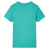 VidaXL Chemise enfant à manches courtes 140 menthe foncée