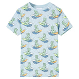 VidaXL Pyjama enfant à manches courtes 92 bleu clair