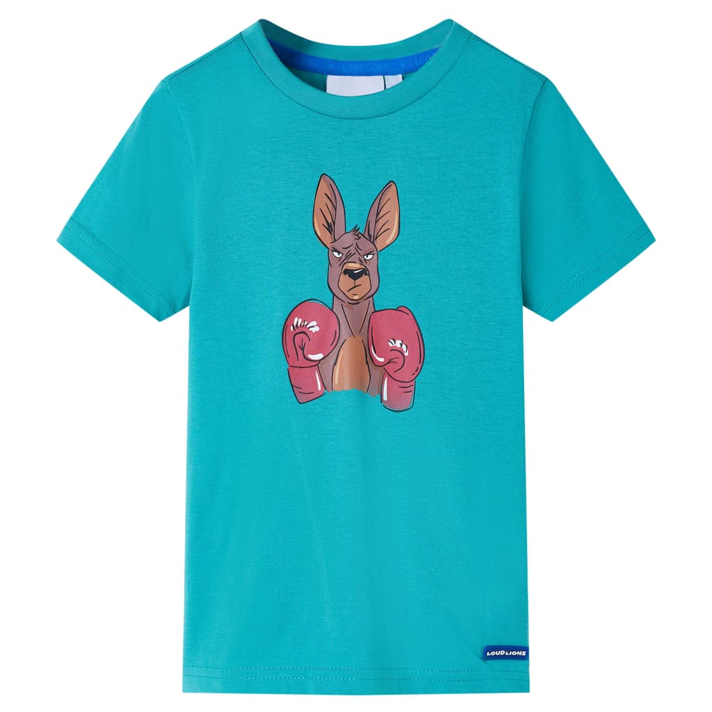 VidaXL Chemise enfant à manches courtes 92 menthe foncée