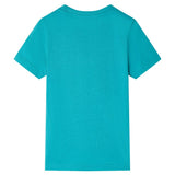 VidaXL Chemise enfant à manches courtes 116 menthe foncée