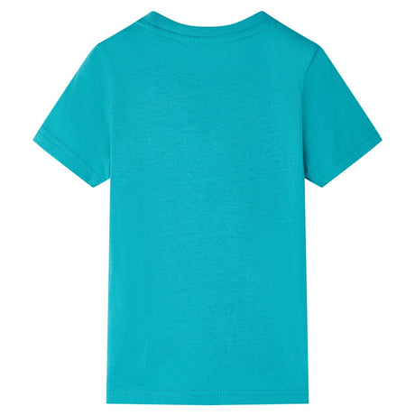 VidaXL Chemise enfant à manches courtes 128 menthe foncée