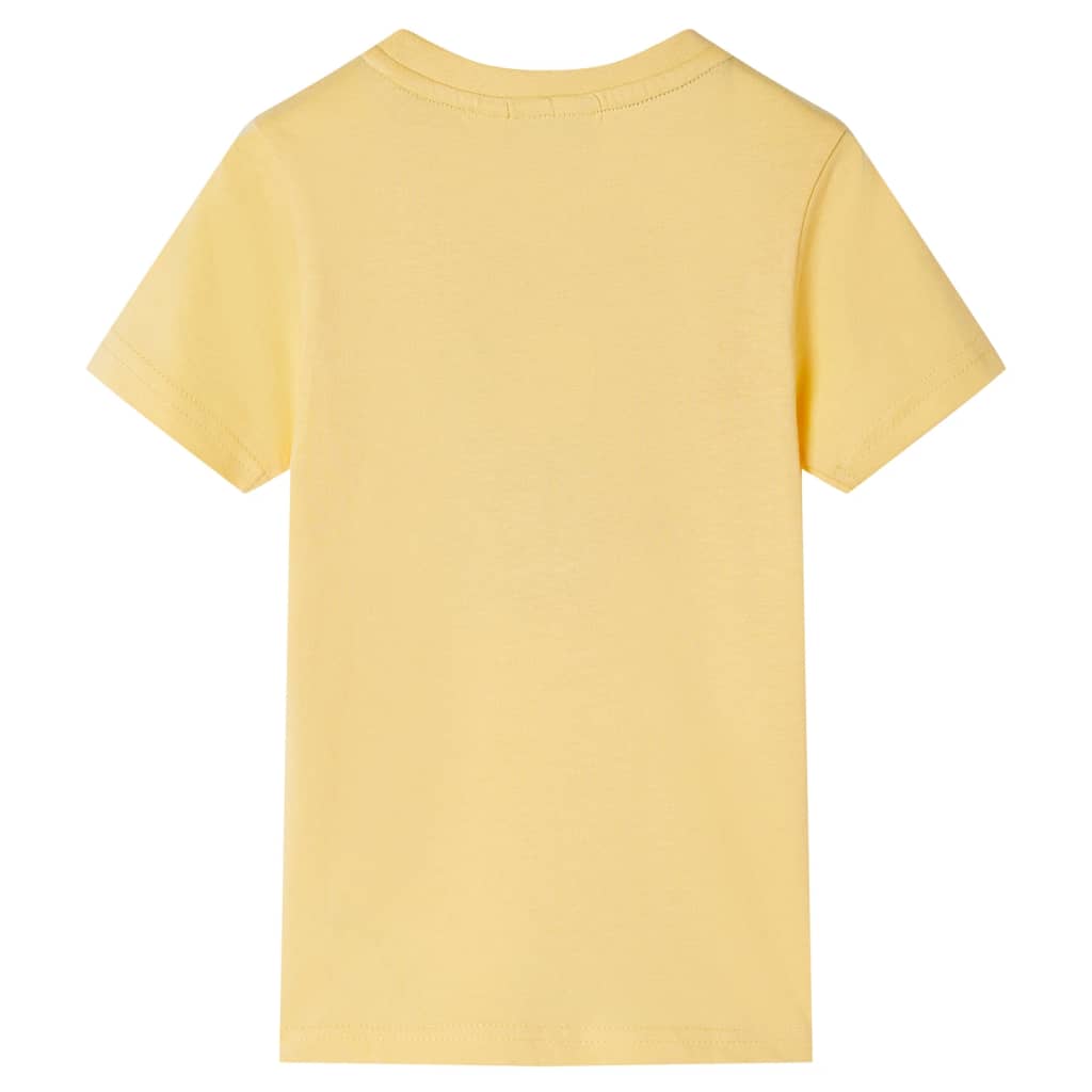 VidaXL Chemise enfant à manches courtes 92 jaune