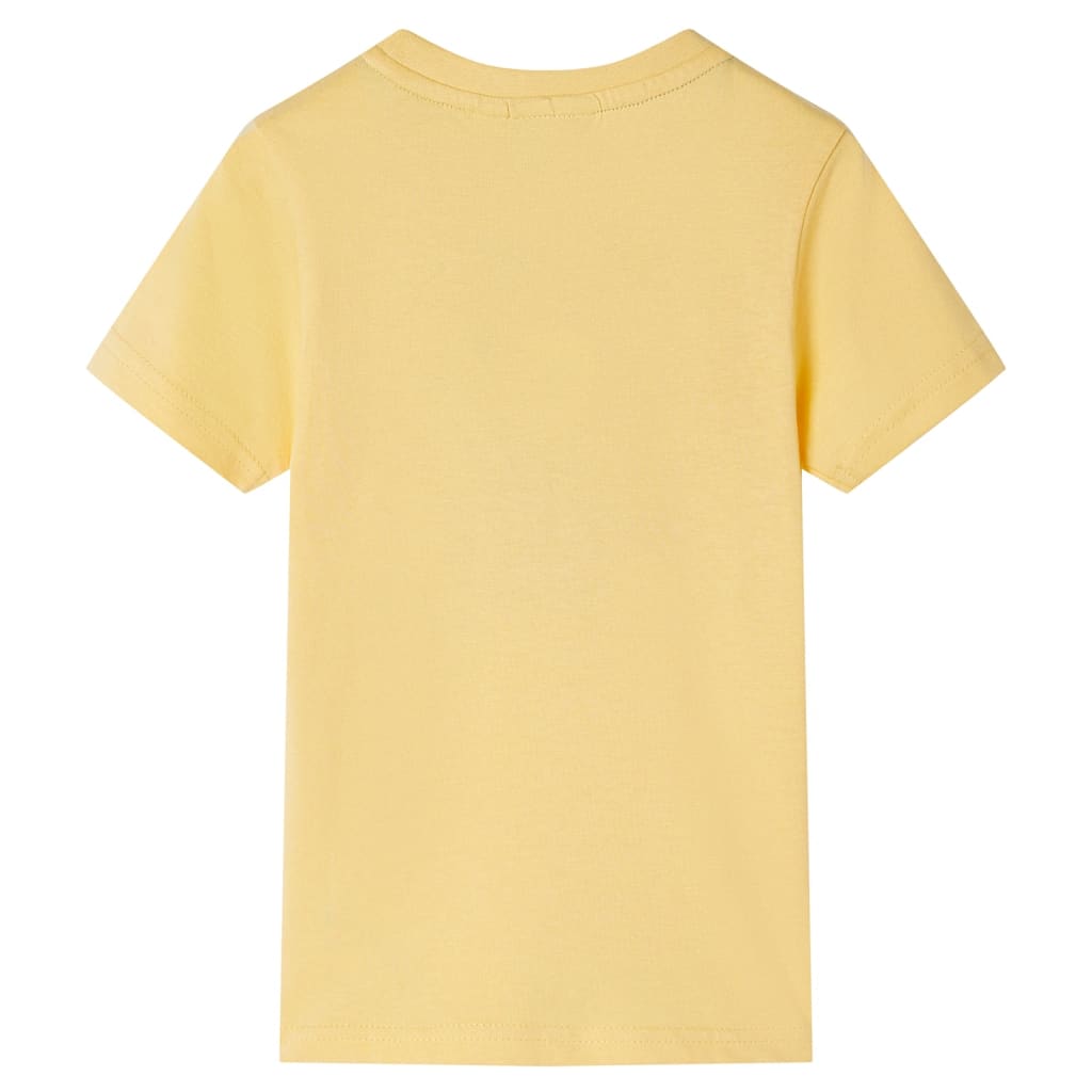 VidaXL Chemise enfant à manches courtes 104 jaune