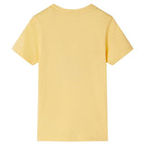VidaXL Chemise enfant à manches courtes 104 jaune