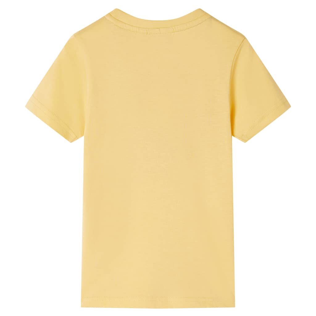 VidaXL Chemise enfant à manches courtes 116 jaune