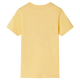 VidaXL Chemise enfant à manches courtes 116 jaune