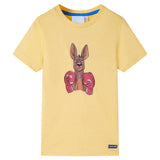 VidaXL Chemise enfant à manches courtes 140 jaune