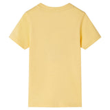 VidaXL Chemise enfant à manches courtes 140 jaune