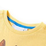 VidaXL Chemise enfant à manches courtes 140 jaune
