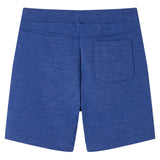 VidaXL Short enfant avec cordon de serrage 92 bleu mélange