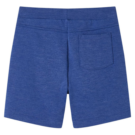 VidaXL Short enfant avec cordon de serrage 128 bleu mélange