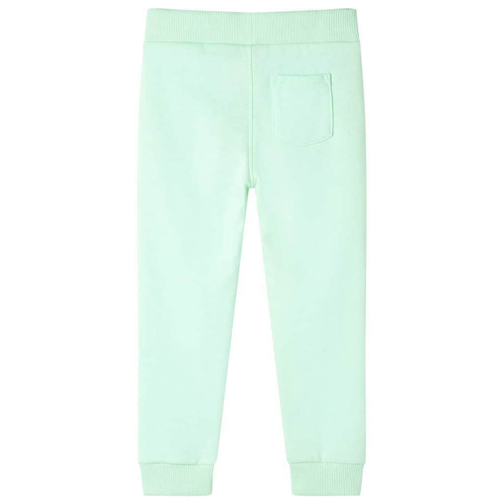 VidaXL Pantalon de survêtement pour enfants 140 vert vif