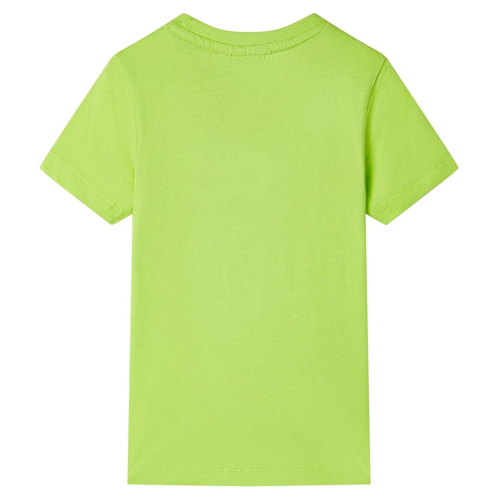 VidaXL Chemise enfant à manches courtes 140 vert lime