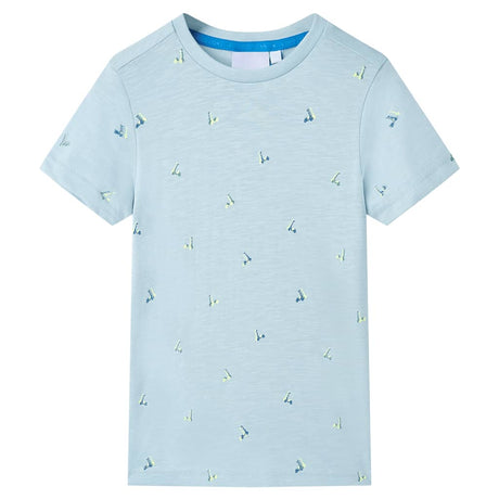 VidaXL Chemise enfant 104 bleu clair
